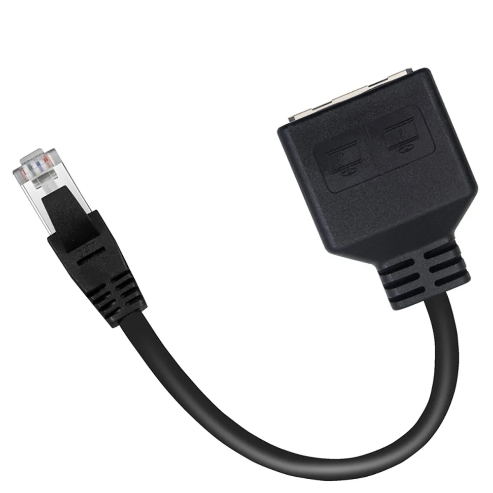 Rj45 один в два Ethernet LAN сетевой адаптер кабель |
