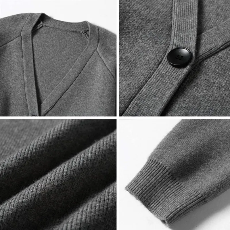 

Cardigan Women V-neck College Style Retro Vintage Single Breasted Teens Knitted Outerwear All-match Harajuku Female Sweater Chic