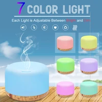 500ml electric aromatherapy air humidifier bedroom air purifier ultrasonic led remote control household aromatherapy atomizer