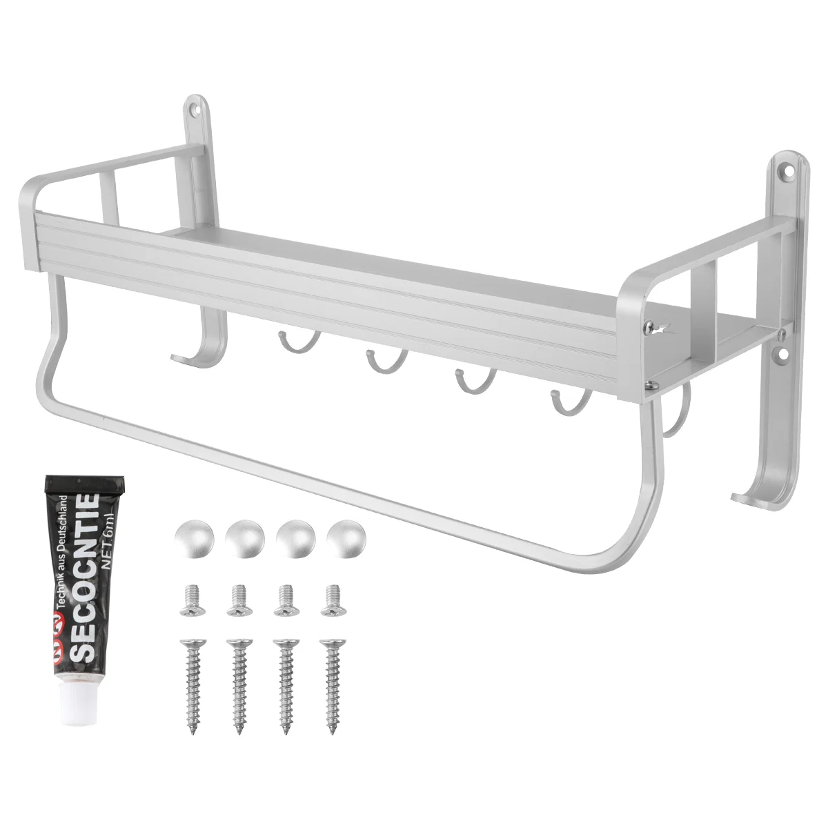 

Storage Rack Aluminium Tableware Holder Seasoning Holder Bathroom Accessory