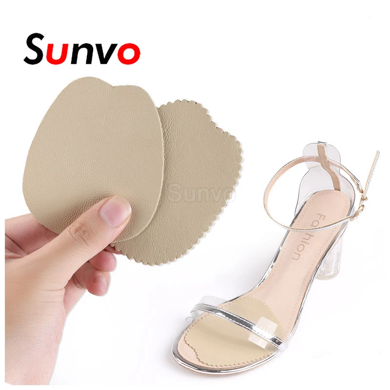 Противоскользящие стельки Sunvo из коровьей кожи наклейки для женщин босоножки на