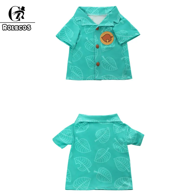 ROLECOS Game Animal Crossing Tom Nook Cosplay Costume Shirt Cat Clothes Dog Rabbit Clothing Halloween |