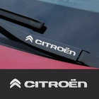 Металлический значок, наклейки на автомобильные стеклоочистители для Citroen, эмблемы, водонепроницаемая наклейка, виниловая пленка, украшение сделай сам, аксессуары для тюнинга автомобиля