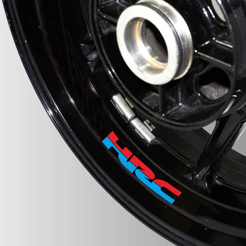 

New Motorcycle wheel Tire Waterproof Reflective sticker inner rim For Honda HRC 65 60 55Decorative patch logo creative decals