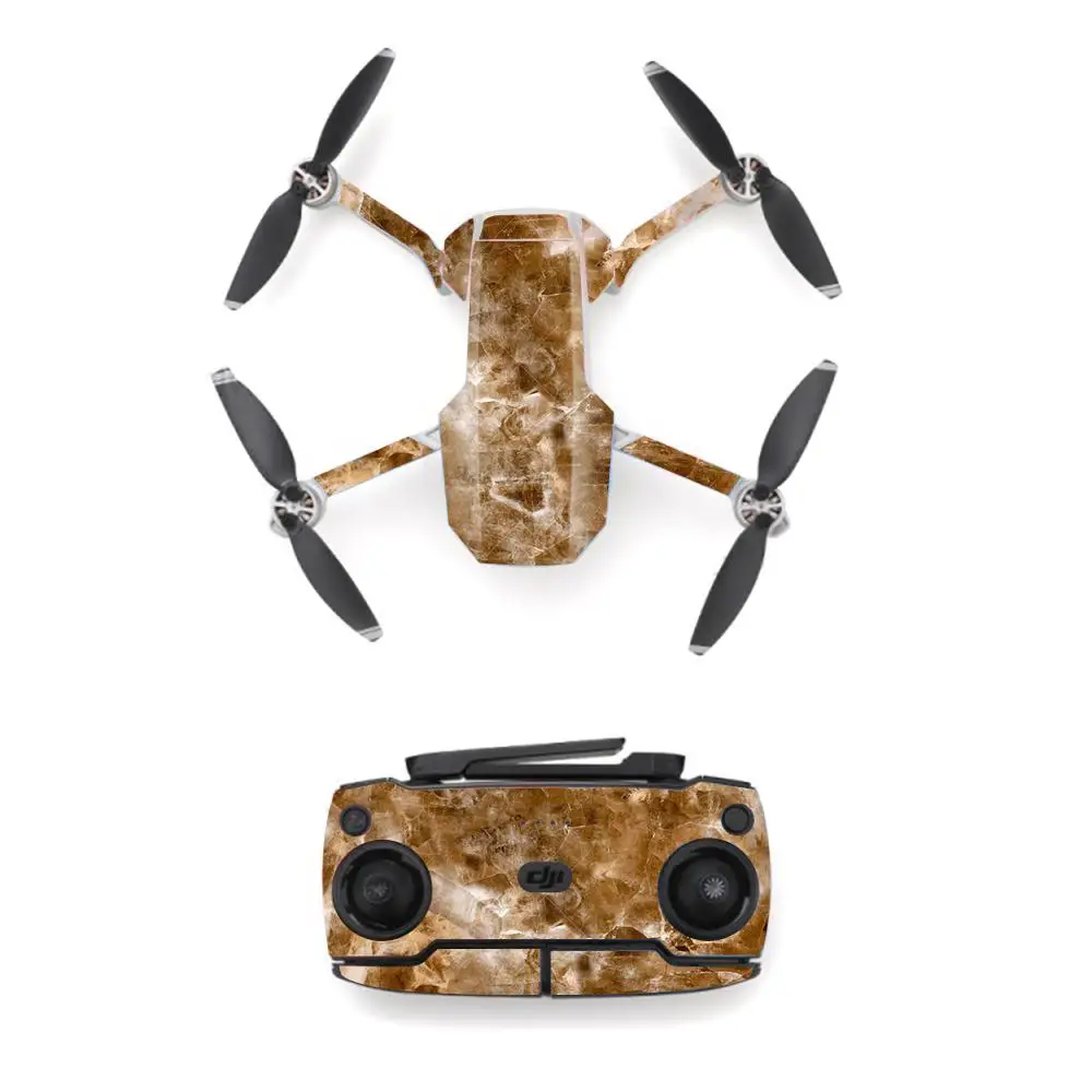 

Brown Style Waterproof skin Sticker for DJI Mavic Mini Drone And Remote Controller Decal Vinyl Skins Cover 3 Styles