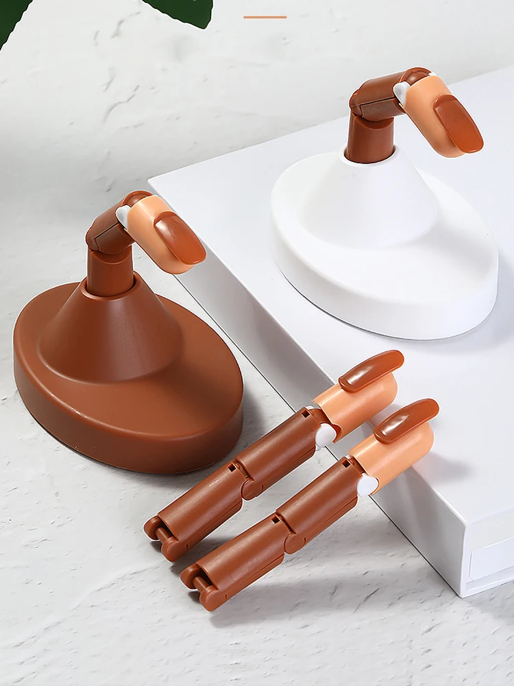 Showing Shelf Manicure Practice Hand Flexible Fingers For Nails Joint Finger Manipulator Nail Set Beginner Training |