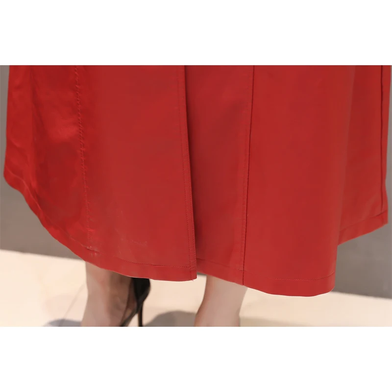 Женская Длинная кожаная куртка зима осень 2020 Дамские элегантные потертые пальто