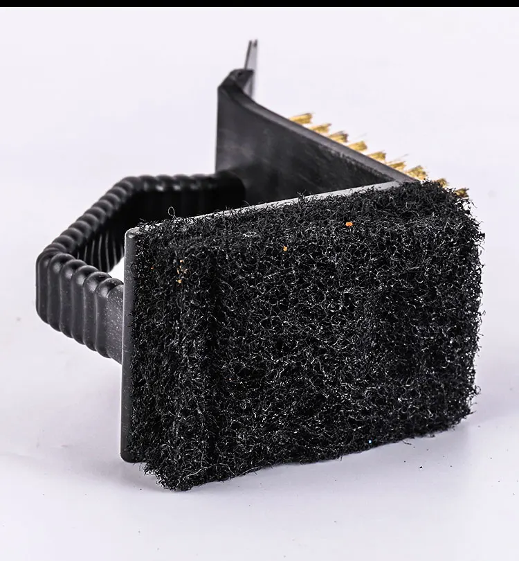 

Barbecue Brush Cleaning Three Styles Of Copper Wire Brush Stainless Steel Scraper Anti-Skid Treatment Careful Cleaning