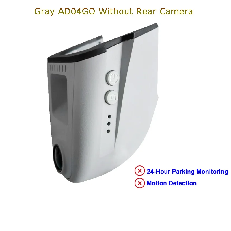 Gray One Cam Jabriel Скрытая 1080P Автомобильный Камера dash cam 24 часа в сутки Регистраторы для audi a4 b6 b7 b8 a6 c5 c6 c7 q3 q5 q7 a5 a7 a8 с датчиком освещенности - Название цвета: Gray One Cam