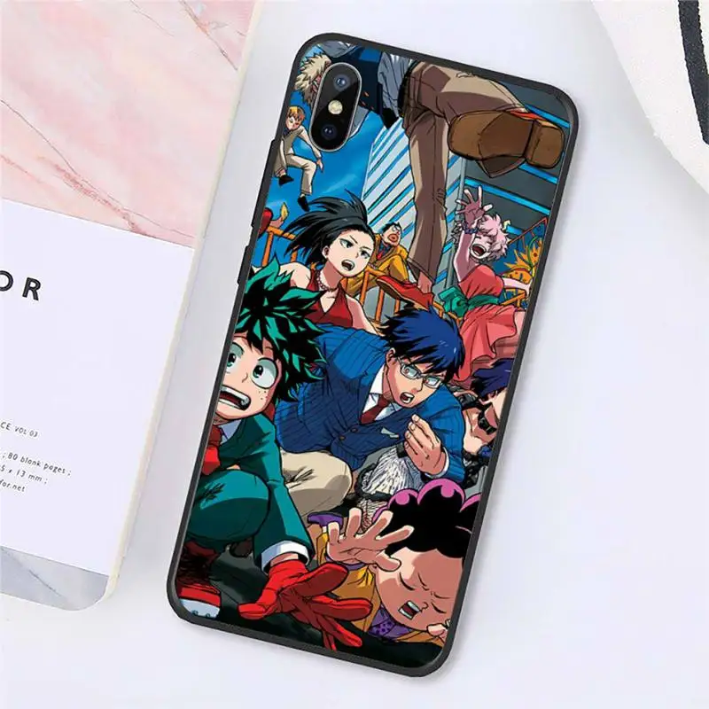 

Anime My Hero Boku no Hero Phone Case for iPhone 11 12 pro MAX MINI XS 8 7 6 6S Plus X 5S SE 2020 XR