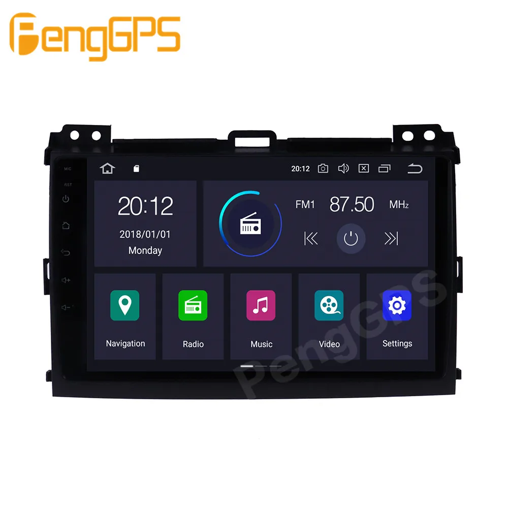 Для Toyota Prado 120 Android Радио 2004 - 2008 автомобильный мультимедийный плеер стерео PX6 GPS