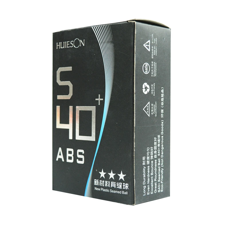 Huieson 6 шт. новые мячи для настольного тенниса S40+ 3 звезды ABS Пластиковые Мячи для пинг-понга для настольного тенниса