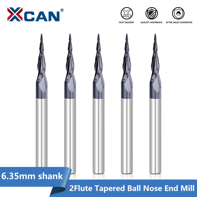 

Концевая фреза XCAN R0.4/R1.58 с 2 канавками и хвостовиком 1/4 дюйма, карбидные торцевые фрезы, Фрезерный инструмент, фрезерный станок с ЧПУ, фреза