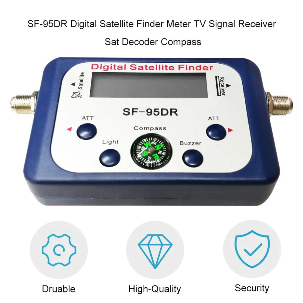 Цифровой дисплей спутниковый Finder метр Satfinder ТВ приемник сигнала декодер Satlink