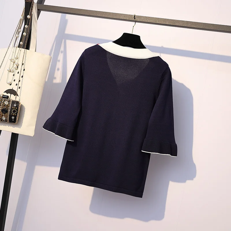 Женское платье для полных женщин Модный облегающий вязаный свитер с длинным