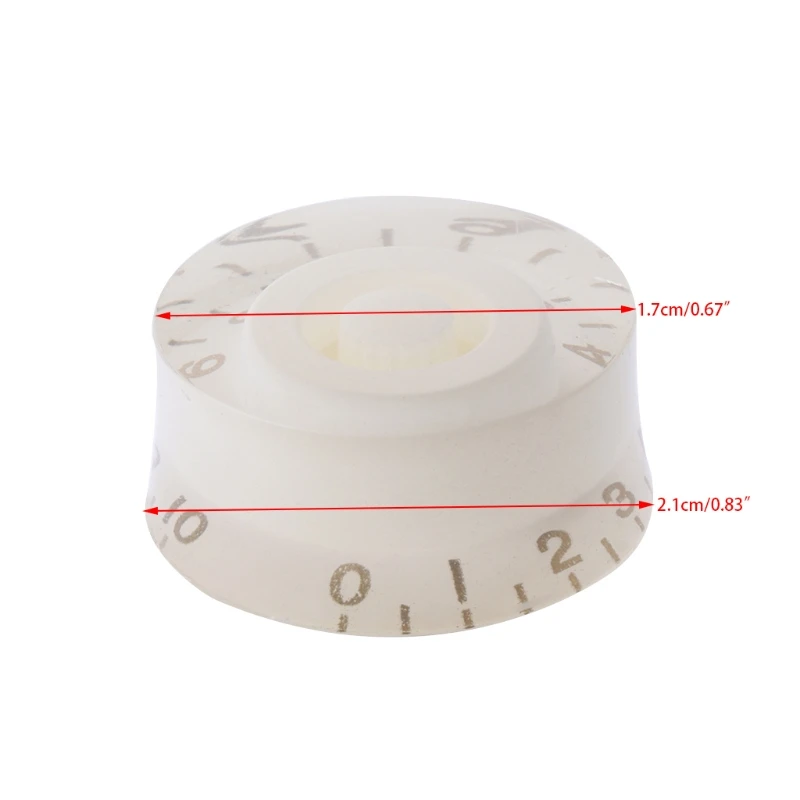 Регулятор басов для электрогитары 1 шт. кнопка регулировки громкости LP белого