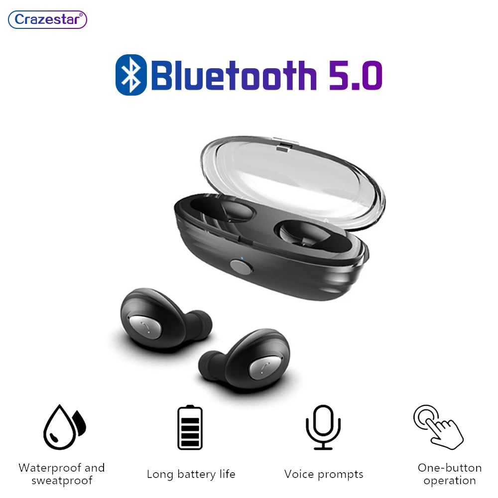 Q1 Q3 TWS мини беспроводные Bluetooth 5 0 наушники стерео гарнитура шумоподавление