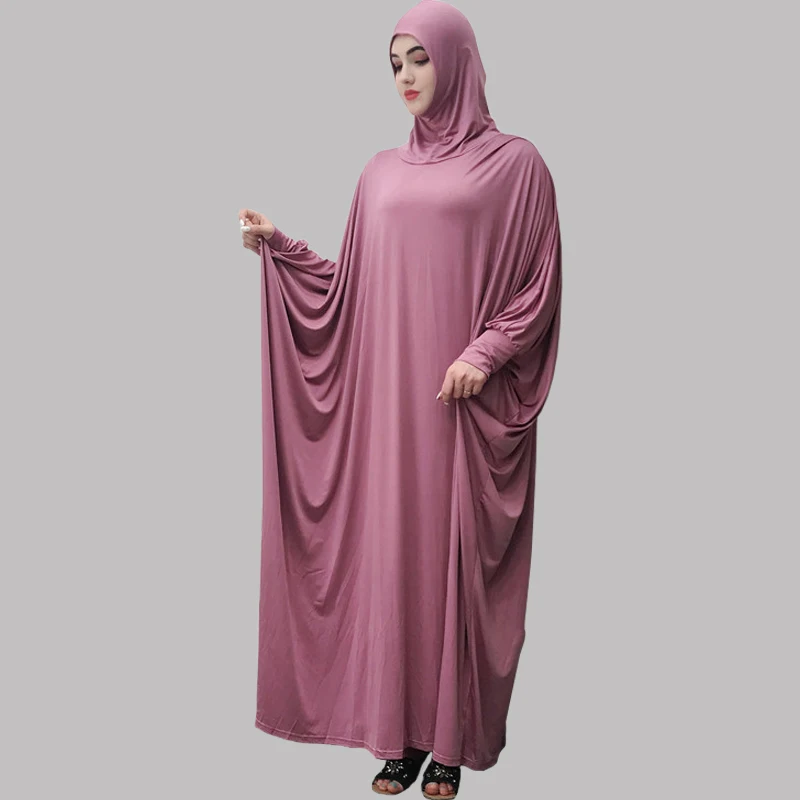Цельный Наряд Одежда для молитвы Ислам Мусульманский женский абайя для молитв Jilbaab хиджаб платье молитва с прикрепленным шарфом хадж ислам ...