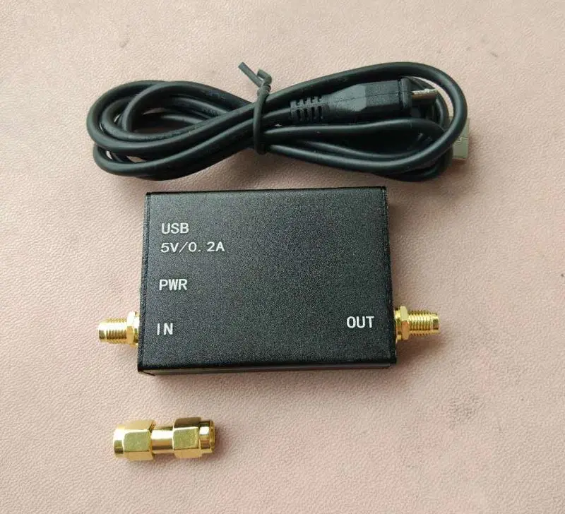 Simple spectrum amplifier,LNA,25M-6G 20DB Increase input sensitivity with 5V power supply