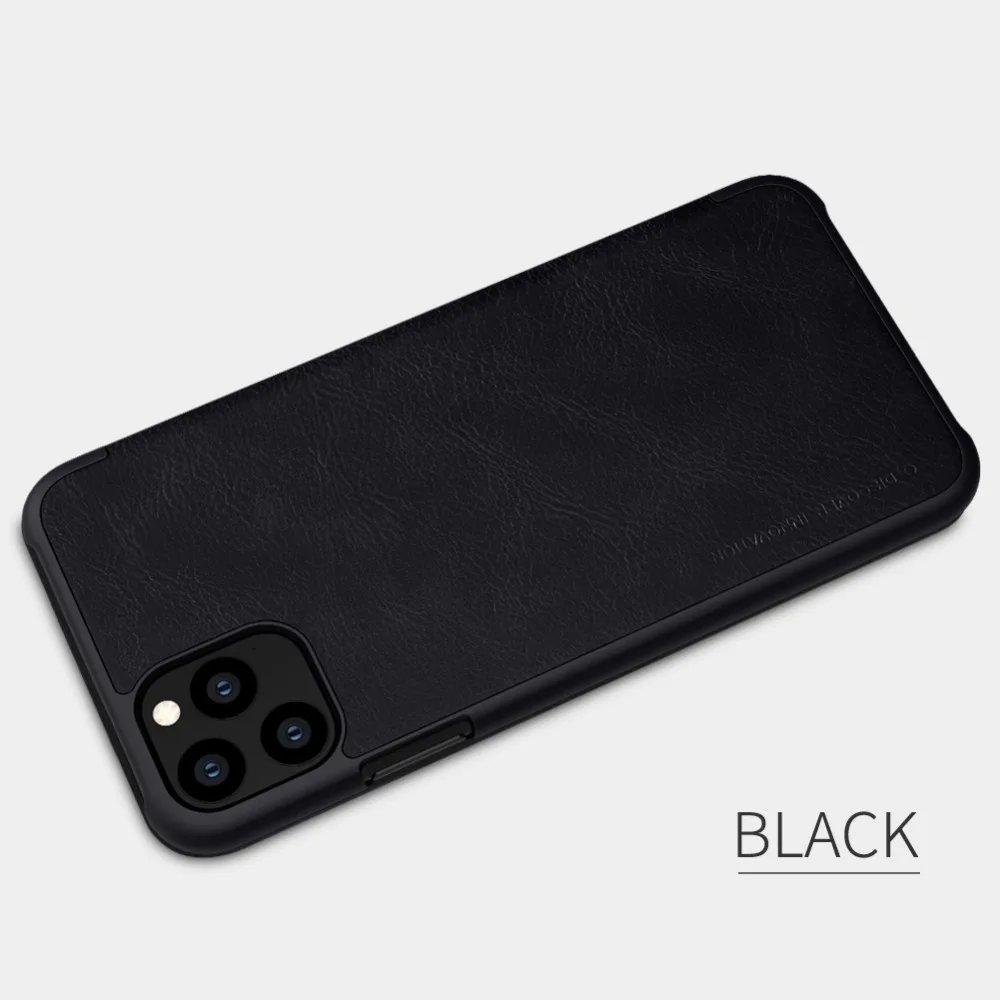 Для iPhone 11 Pro Max X XR XS Max чехол Nillkin Qin роскошный Флип кожаный чехол для телефона для iPhone 11 8 7 6 6S Plus 5 5S SE