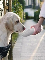 xiaomi petkit 300400ml portable pet watter bottle cup travelling outdoor dog cat water bowl dispenser feeder bpa free