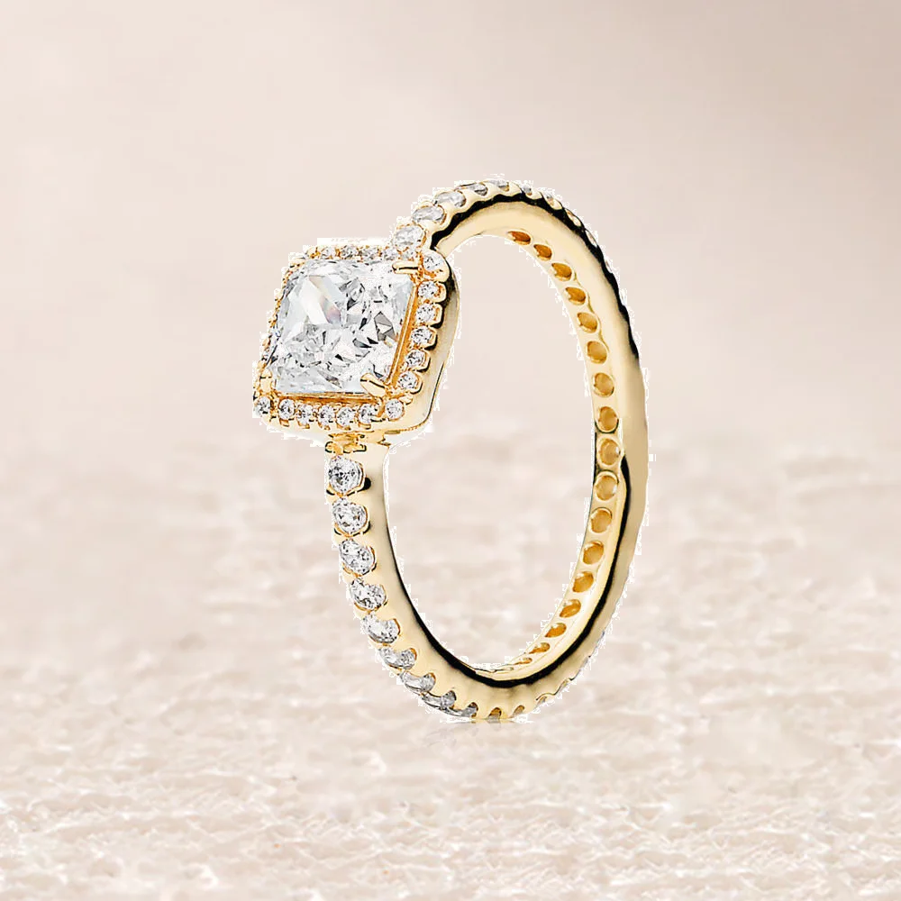 

150188CZ 14CT GOLD TIMELESS ELEGANCE RING