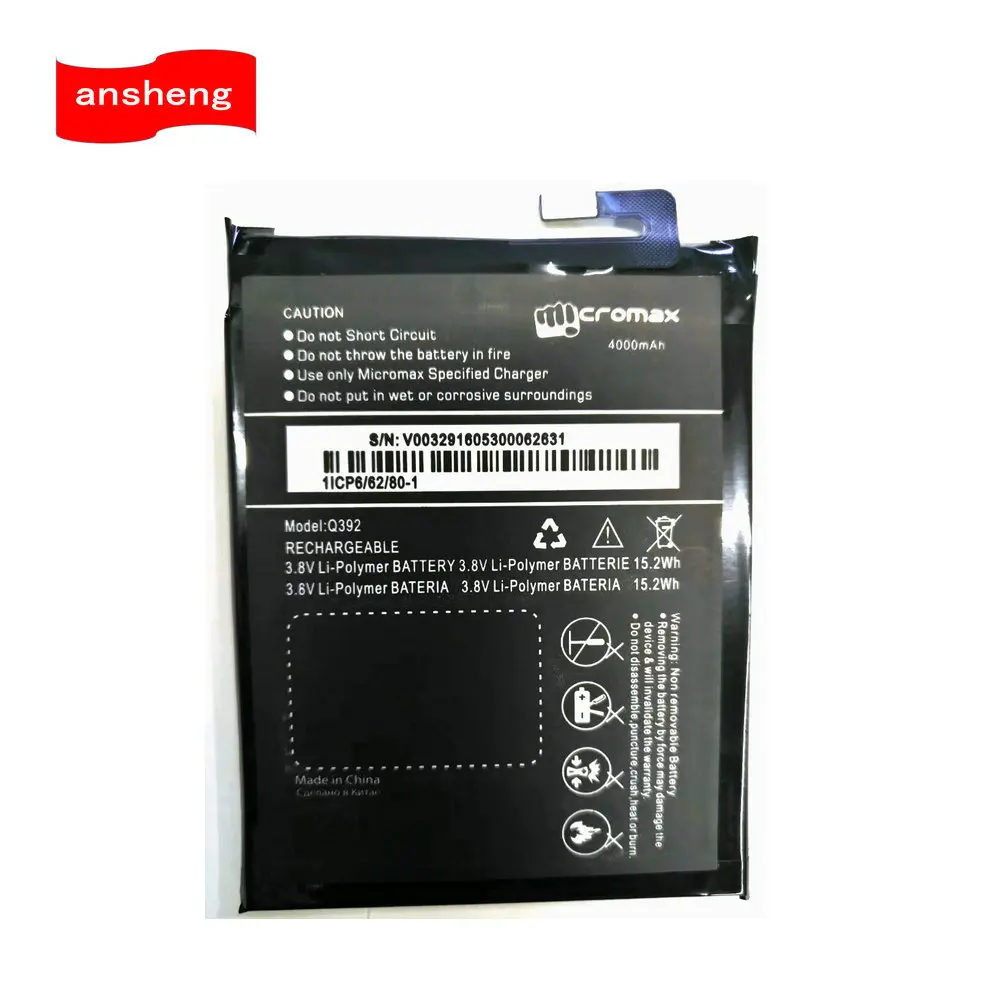 

Original 4000mAh Q392 Battery For Micromax Canvas Juice 3 Q392 Smartphone