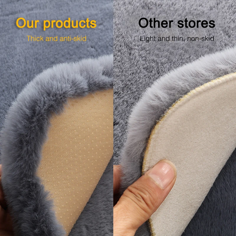 Comprare 3 Pz/set Faux Della Pelliccia Del Coniglio Copertura Di Sede Dell'automobile Auto Carino Fodere Per Cuscini Sedile Peluche Coperture Seggiolino Auto Protezione Zerbino Car Interior Accessori