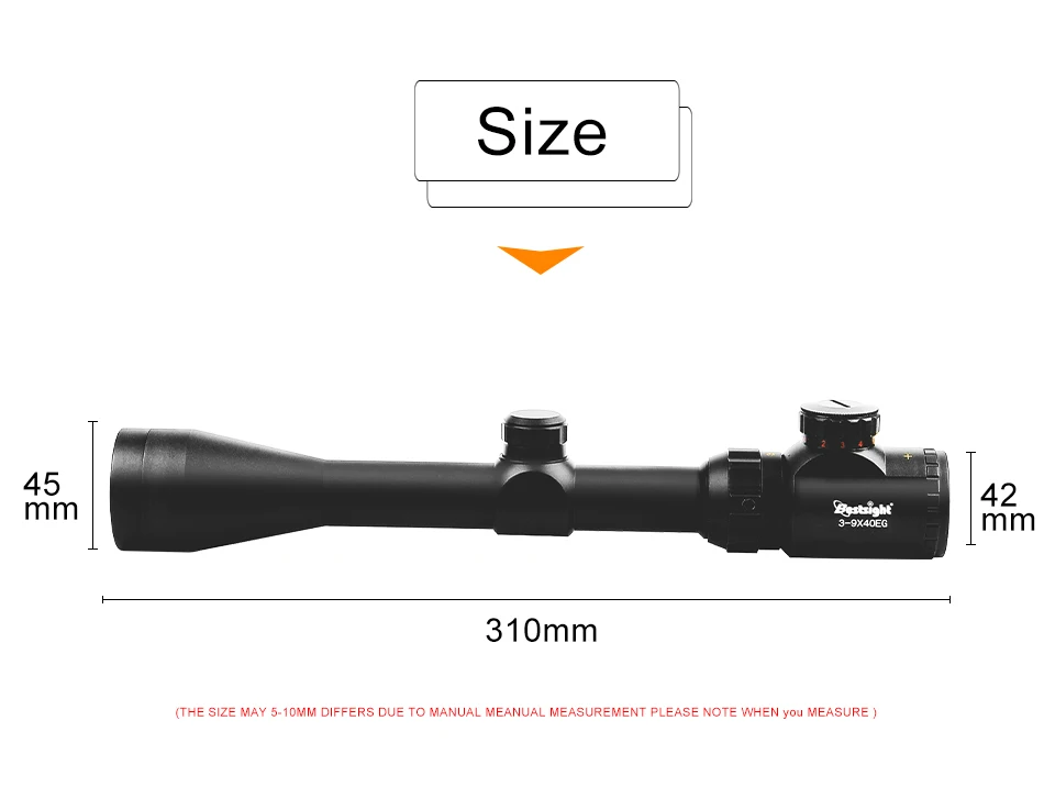B BESTSIGHT 3-9x40eg оптические Прицелы Охотничьи красные зеленые с подсветкой сетка снайперская винтовка прицел Luneta Para Rifle Caza