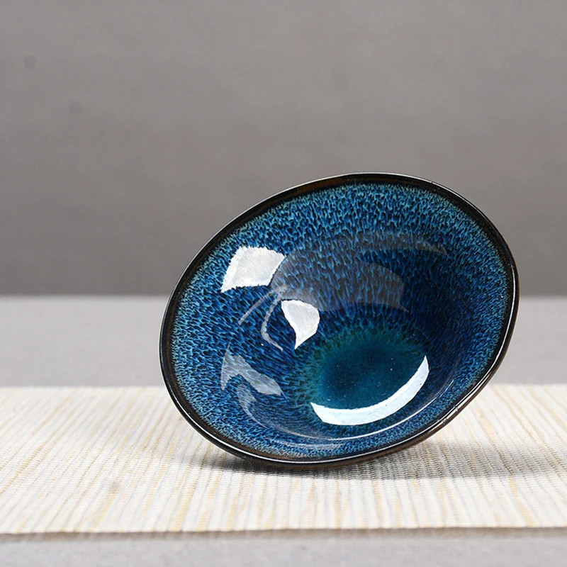 Дорожный чайный сервиз звездное небо I Jingdezhen temmoku глазурованный изысканный набор