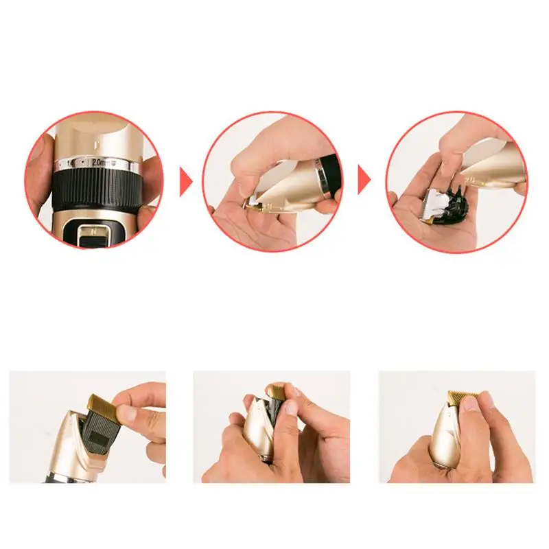 

1 Set USB Rechargeable Electrical Safe Professional Rechargeable Pet Hair Trimmer Grooming Kit Pet Supplies