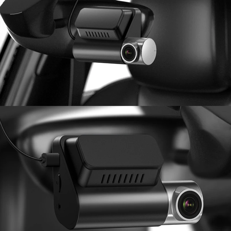 Новый V50 видео Регистраторы Dash Cam 4K G Сенсор Wi Fi Камера Двойной объектив DashCam
