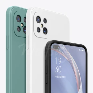 candy case for oppo reno4 z 5g case bumper solid color liquid full cover case for oppo reno 4 z 5g cover for oppo reno 4 z 4z 5g free global shipping