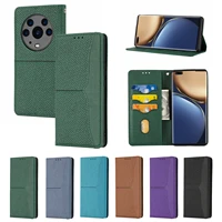 fashion flip phone cases for huawei p50 p50pro honor 50se 50pro magic3 x20 8i wallet card slots woven leather shockproof cover