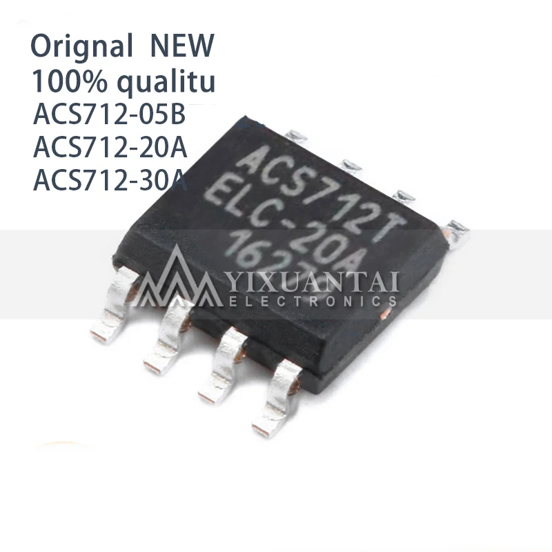 

1Pcs new SOP8 ACS712ELCTR-05B ACS712ELCTR-20A ACS712ELCTR-30A-T ACS712ELCTR-05B/20A/30A-T SOIC-8