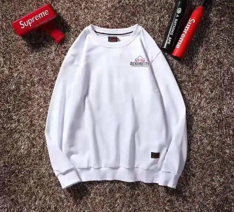 Evisu мужской свитер с круглым вырезом теплый дышащий модный хлопок Будда печать