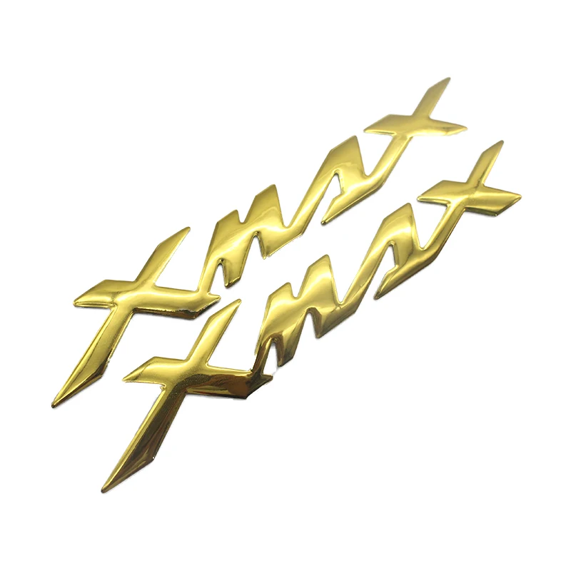 Gold ACZ мотоцикл 6 цветов 3D эмблема значок наклейка Танк колеса логотип "XMAX" Наклейка Танк Pad Защитная Наклейка для Yamaha X-MAX XMAX - Цвет: Gold