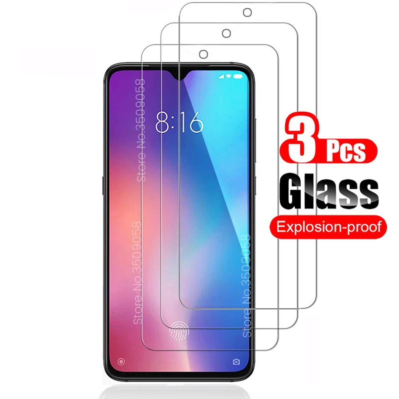 3 шт. Защитное стекло для xiaomi poco x3 m3 pro f3 mi 9 11 lite redmi note 10 9s 8 7 и лет 8a 7a 9a 9c защитная