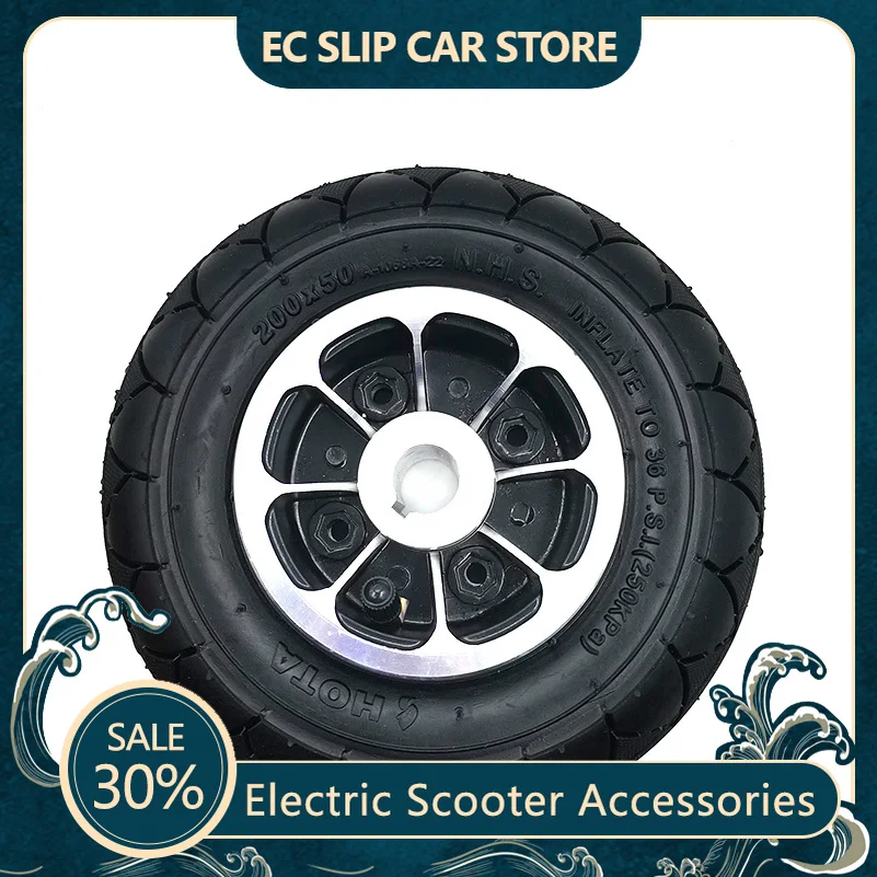 

10-дюймовые передние колеса 200x50 с алюминиевой втулкой для гольфа, багги, мобильного скутера, экскурсионного автомобиля, трейлера, карт