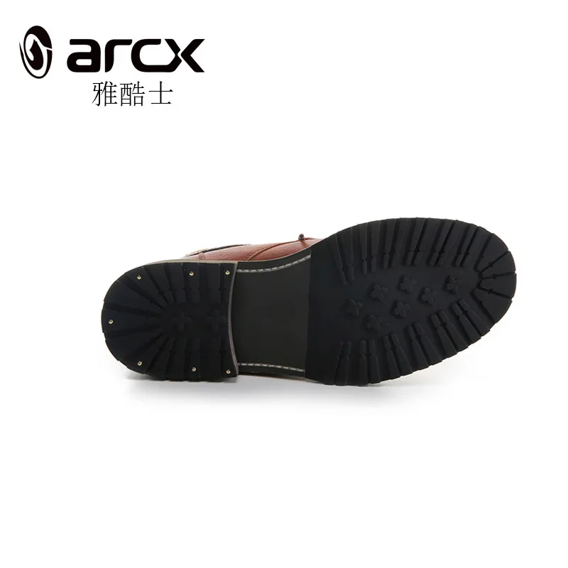 how-yes new ARCX motorcycle boot racing drop leather retro shoes waterproof sport road motorcross size 39-45 | Автомобили и