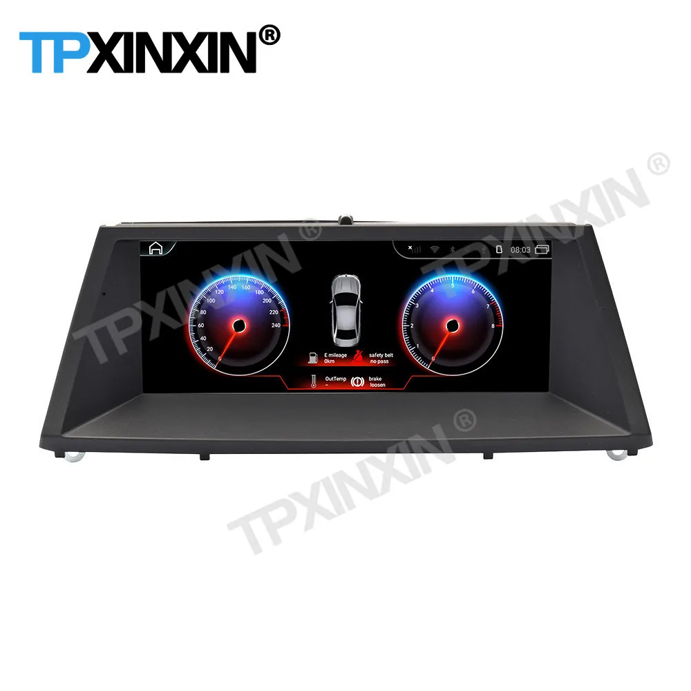 저렴한 자동차 라디오 스테레오 무선 레코더 수신기 안드로이드 BMW X5 X6 2007 2008 2009 2010 GPS 플레이어 네비게이션 자동 오디오 헤드 유닛