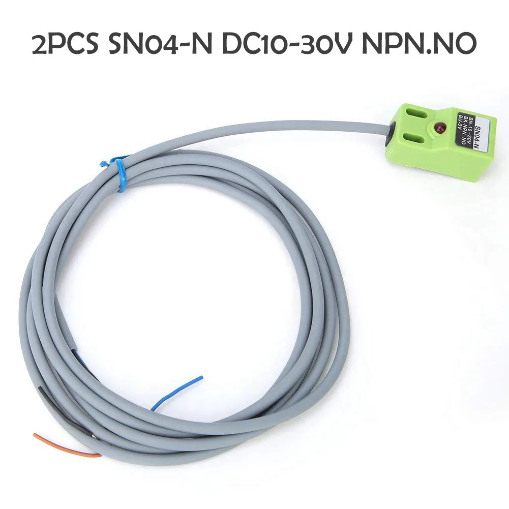 

2 PCS NPN Inductive Proximity Sensor Detection Switch NO DC 10-30V SN04-N 4mm Inductive Proximity Sensor Detection Switch