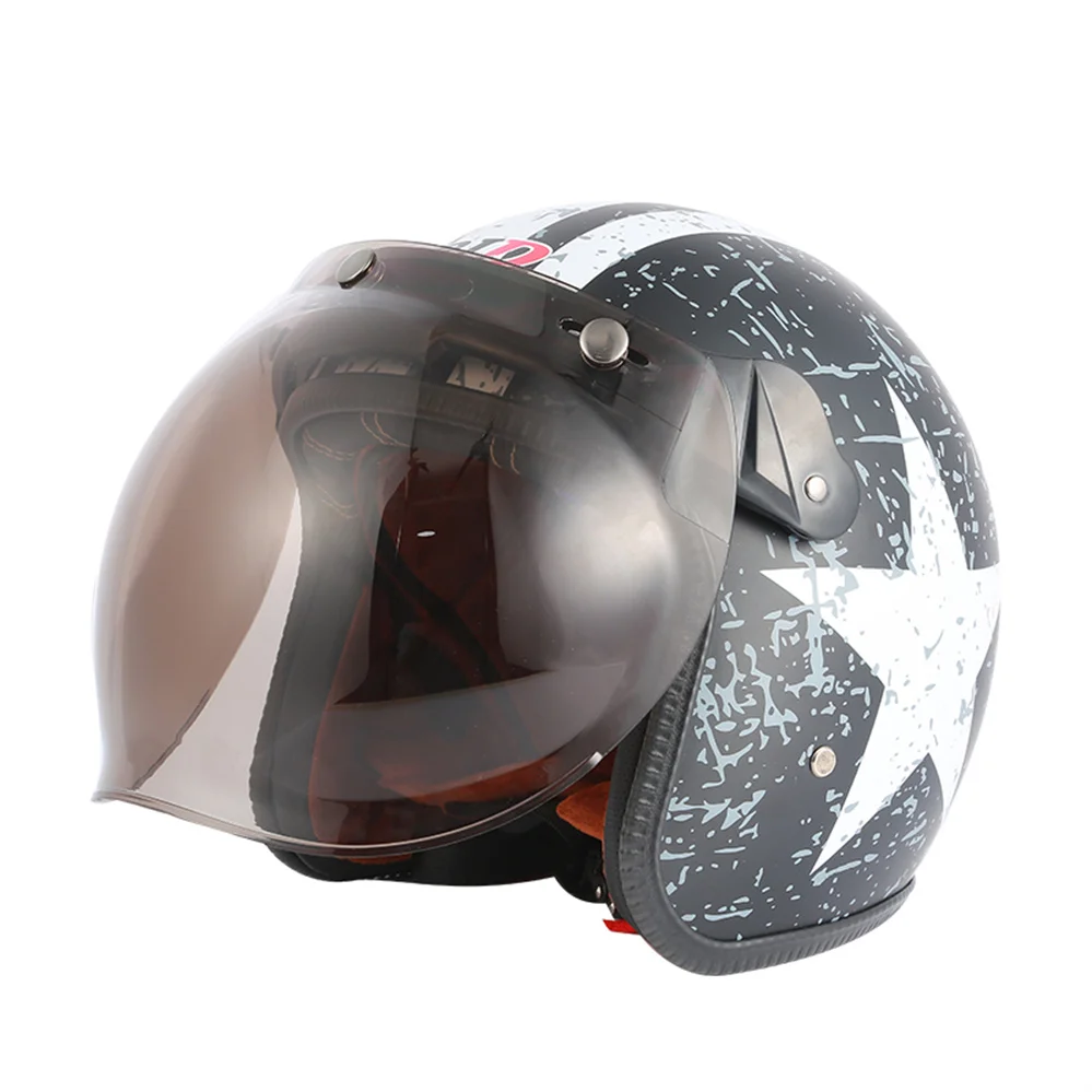 Мотоциклетный шлем BLD с открытым лицом в стиле ретро для скутеров мотоциклов |