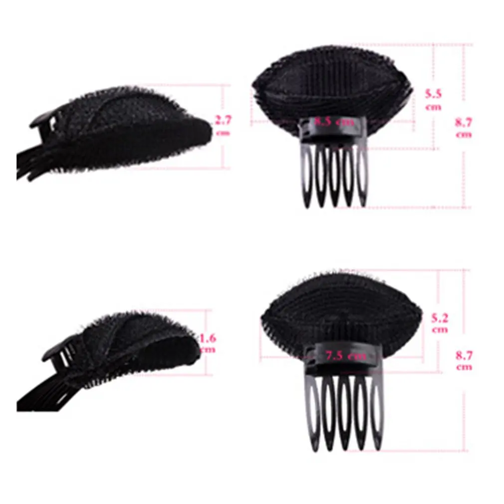 Компактная объемная заколка для волос Bouffant гребень конского хвоста пушистая