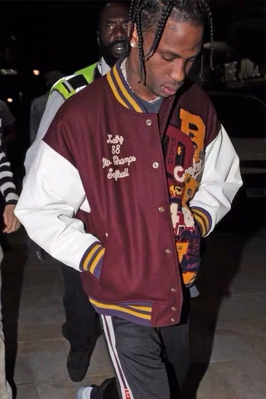 

Hip Hop Baseball Coats Mens Letters Embroidery Patchwork Color Block College Jackets Mens Harajuku Bomber Varsity Jacket Womens