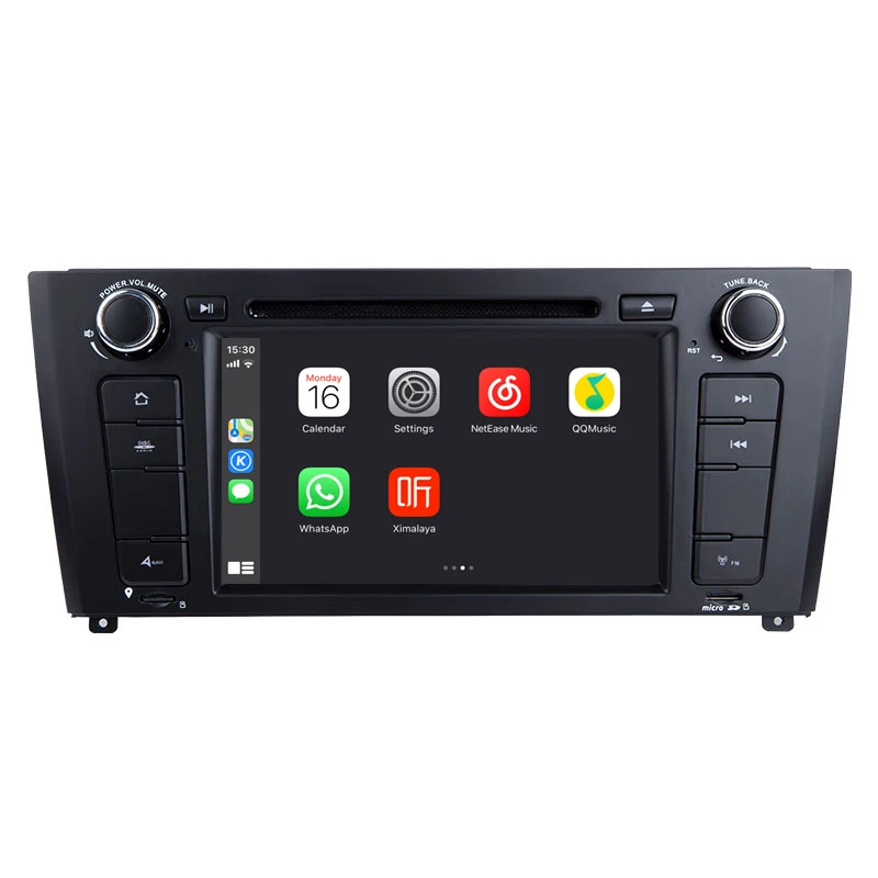 Android 9 0 Авторадио GPS Навигация стерео система с CarPlay для BMW E81 E82 E88 116i 118i
