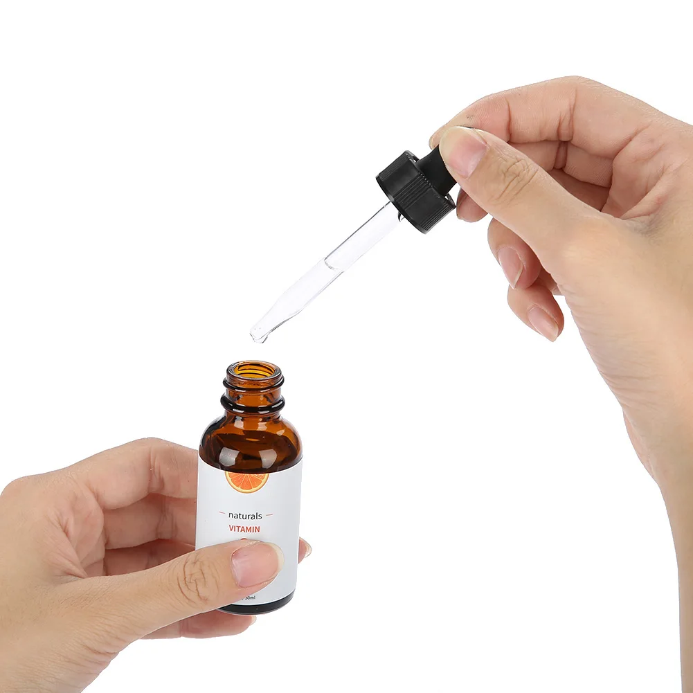 30 мл Витамин С Сыворотка сужает поры лица сывороточная Гиалуроновая кислота