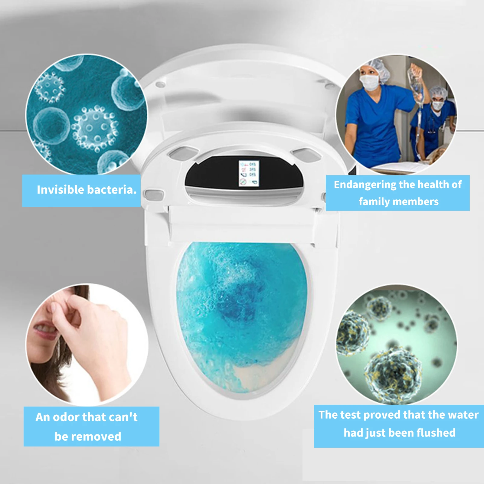 

Portable Germicidal Lamp For Toilet Germicidal Lamp Household Sterilization Lamp USB Charging Disinfection