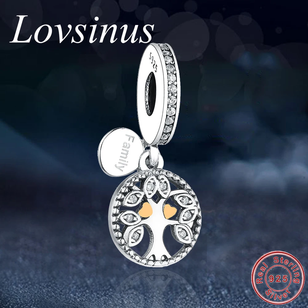 Подвеска из серебра 925 пробы с изображением семейного дерева | Украшения и