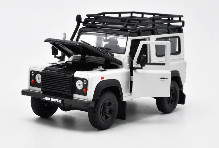 Высокое качество подарок 1:24 Defender внедорожный сплав модель, моделирование литья под давлением дверь оттяните назад Коллекция Модель